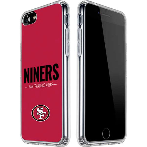 NFL San Francisco 49ers Team Motto iPhone SE (2nd & 3rd Gen) Clear Case