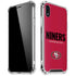 NFL San Francisco 49ers Team Motto iPhone XR Clear Case