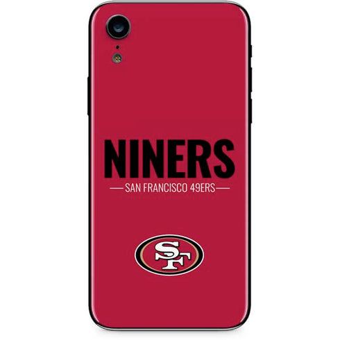 NFL San Francisco 49ers Team Motto iPhone XR Skin