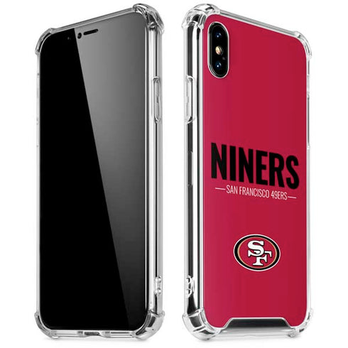 NFL San Francisco 49ers Team Motto iPhone XS Max Clear Case