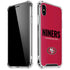 NFL San Francisco 49ers Team Motto iPhone XS Max Clear Case