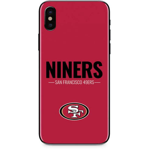 NFL San Francisco 49ers Team Motto iPhone XS Max Skin