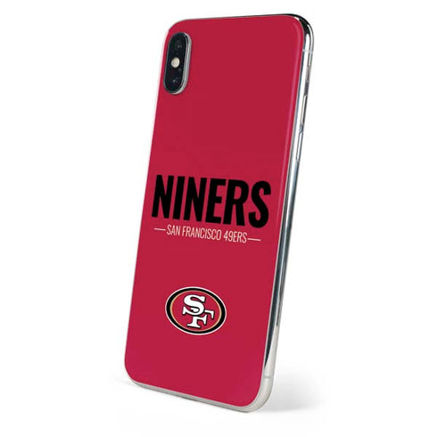 NFL San Francisco 49ers Team Motto iPhone XS Max Skin