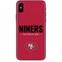 NFL San Francisco 49ers Team Motto iPhone XS Skin