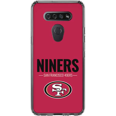 NFL San Francisco 49ers Team Motto LG K51/Q51 Clear Case