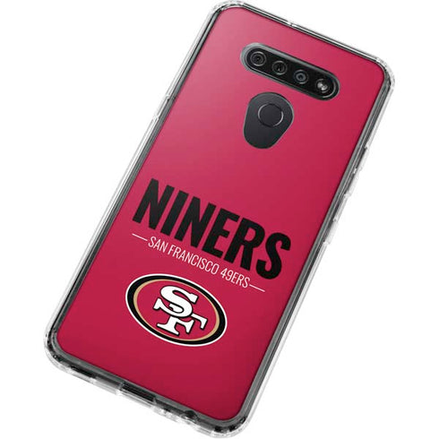 NFL San Francisco 49ers Team Motto LG K51/Q51 Clear Case