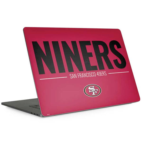 NFL San Francisco 49ers Team Motto Apple MacBook Pro 15-inch Skin