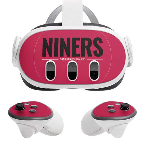 NFL San Francisco 49ers Team Motto Meta Quest 3 Skin