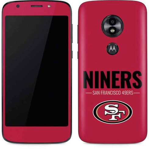 NFL San Francisco 49ers Team Motto Moto E5 Play Skin