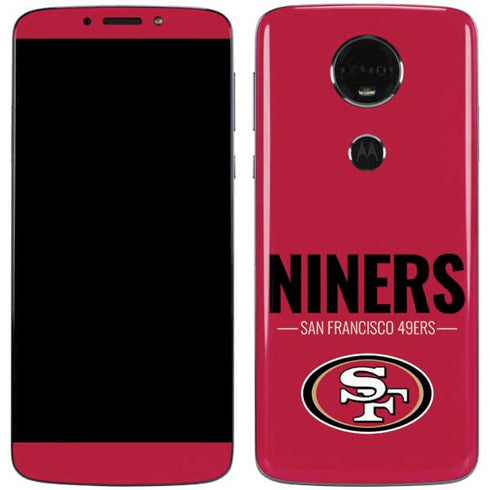 NFL San Francisco 49ers Team Motto Moto E5 Plus Skin