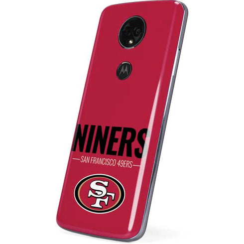 NFL San Francisco 49ers Team Motto Moto E5 Plus Skin