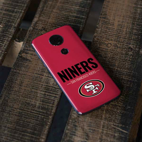 NFL San Francisco 49ers Team Motto Moto E5 Plus Skin