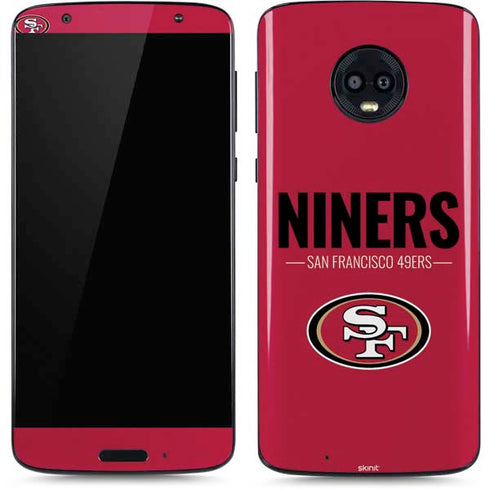 NFL San Francisco 49ers Team Motto Moto G6 Skin