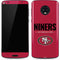 NFL San Francisco 49ers Team Motto Moto G6 Skin