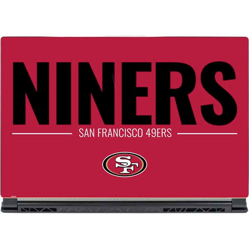 NFL San Francisco 49ers Team Motto MSI GS65 Stealth Laptop Skin
