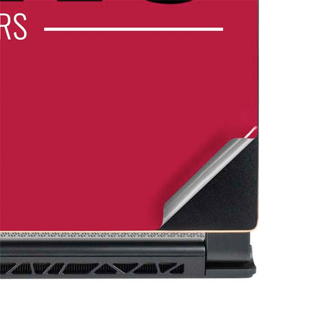NFL San Francisco 49ers Team Motto MSI GS65 Stealth Laptop Skin