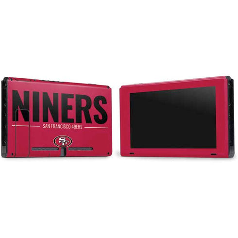 NFL San Francisco 49ers Team Motto Nintendo Switch Bundle Skin