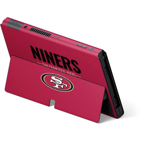 NFL San Francisco 49ers Team Motto Nintendo Switch OLED (2021) Skin