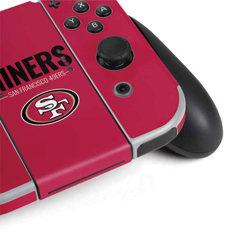 NFL San Francisco 49ers Team Motto Nintendo Switch OLED (2021) Skin
