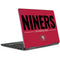 NFL San Francisco 49ers Team Motto Notebook 9 Pro 13in (2017) Skin