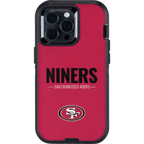 NFL San Francisco 49ers Team Motto Otterbox Defender iPhone Skin