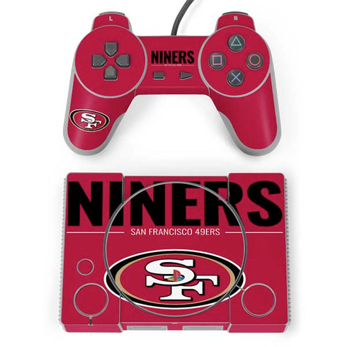 NFL San Francisco 49ers Team Motto PlayStation Classic Bundle Skin