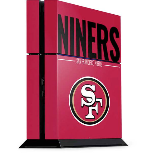 NFL San Francisco 49ers Team Motto PS4 Console Skin