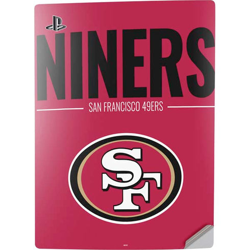 NFL San Francisco 49ers Team Motto PS5 Digital Edition Console Skin