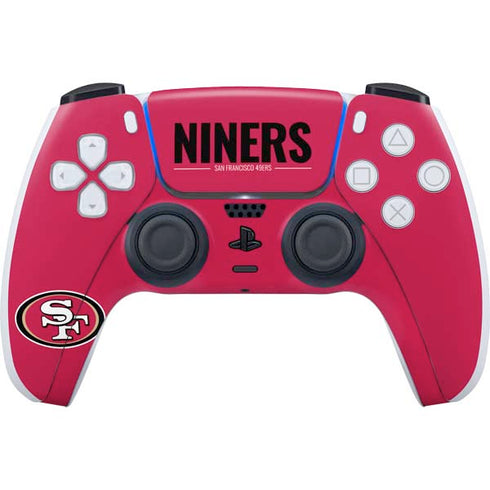 NFL San Francisco 49ers Team Motto PS5 Controller Skin