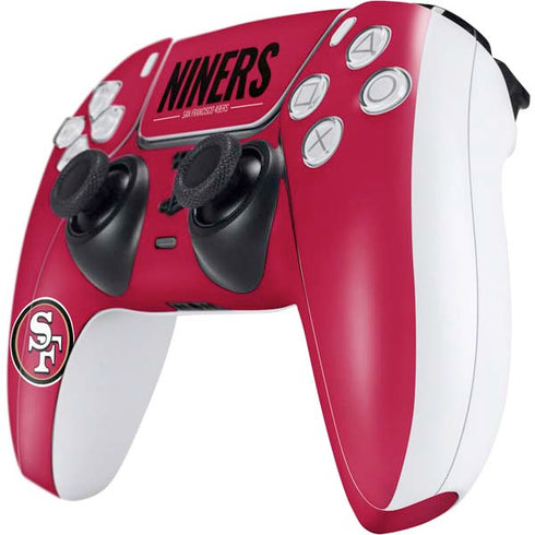 NFL San Francisco 49ers Team Motto PS5 Controller Skin
