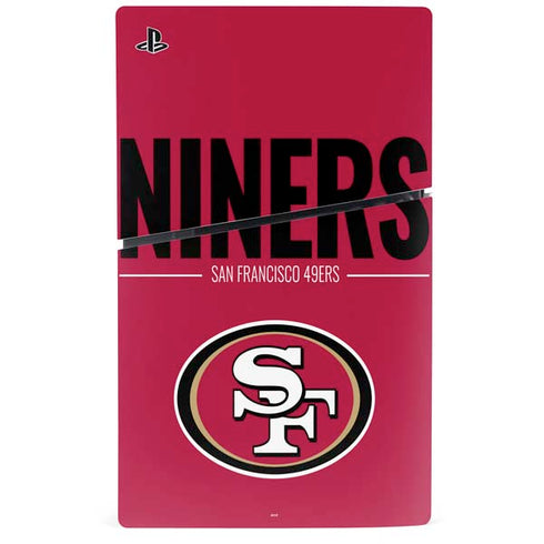 NFL San Francisco 49ers Team Motto PS5 Slim Disk Bundle Skin