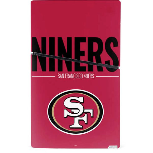 NFL San Francisco 49ers Team Motto PS5 Slim Digital Edition Bundle Skin