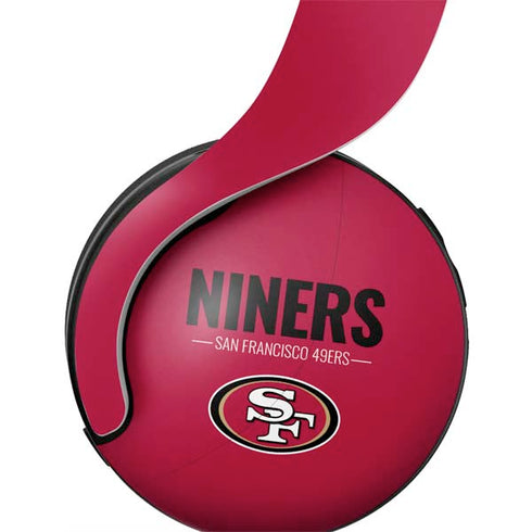 NFL San Francisco 49ers Team Motto PULSE 3D Wireless Headset for PS5 Skin