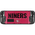 NFL San Francisco 49ers Team Motto Steam Deck Handheld Gaming Computer Skin