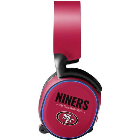 NFL San Francisco 49ers Team Motto SteelSeries Arctis 3 Skin