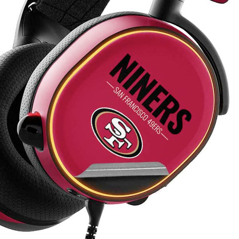 NFL San Francisco 49ers Team Motto SteelSeries Arctis 3 Skin