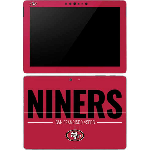 NFL San Francisco 49ers Team Motto Surface Go Skin