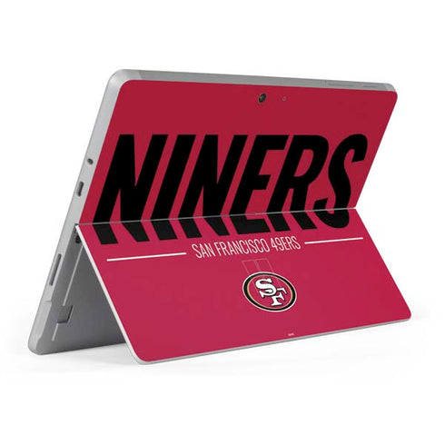 NFL San Francisco 49ers Team Motto Surface Go Skin