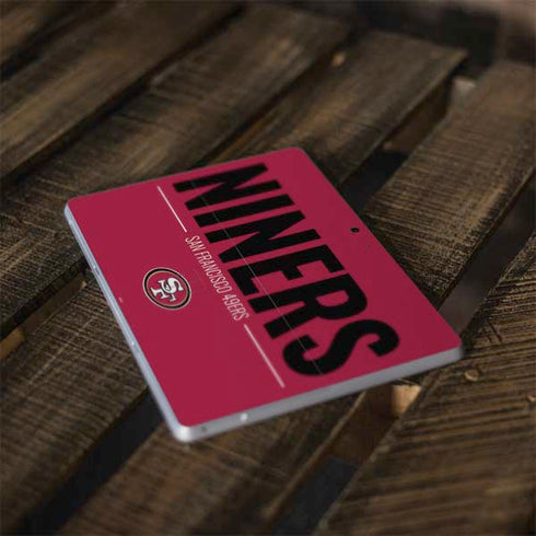 NFL San Francisco 49ers Team Motto Surface Go Skin