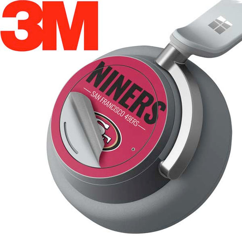 NFL San Francisco 49ers Team Motto Surface Headphones Skin
