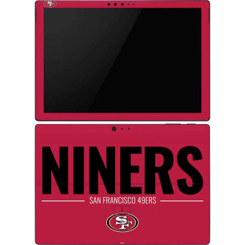 NFL San Francisco 49ers Team Motto Surface Pro 6 Skin