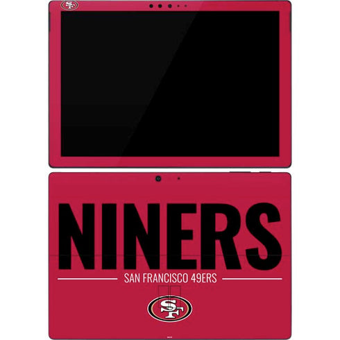 NFL San Francisco 49ers Team Motto Surface Pro 7 Skin