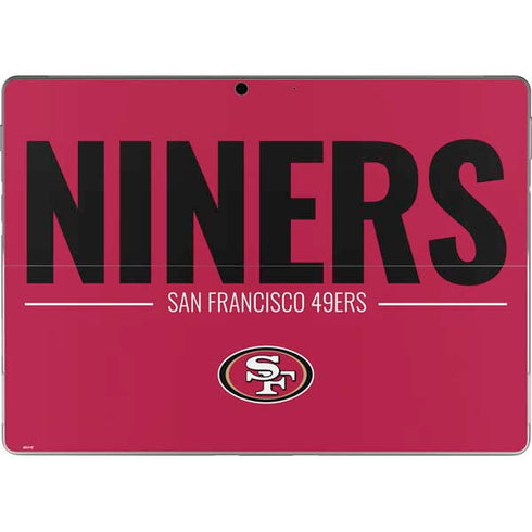 NFL San Francisco 49ers Team Motto Surface Pro 8 Skin