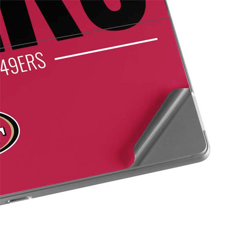 NFL San Francisco 49ers Team Motto Surface Pro 8 Skin