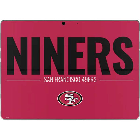 NFL San Francisco 49ers Team Motto Surface Pro 9 Skin
