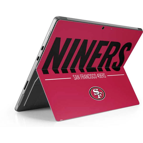 NFL San Francisco 49ers Team Motto Surface Pro 9 Skin