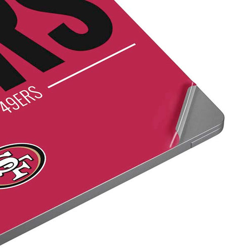 NFL San Francisco 49ers Team Motto Universal Laptop 15in (12.2 x 8.8in) Skin