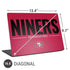 NFL San Francisco 49ers Team Motto Universal Laptop 16.6in (13.4 x 9.7in) Skin