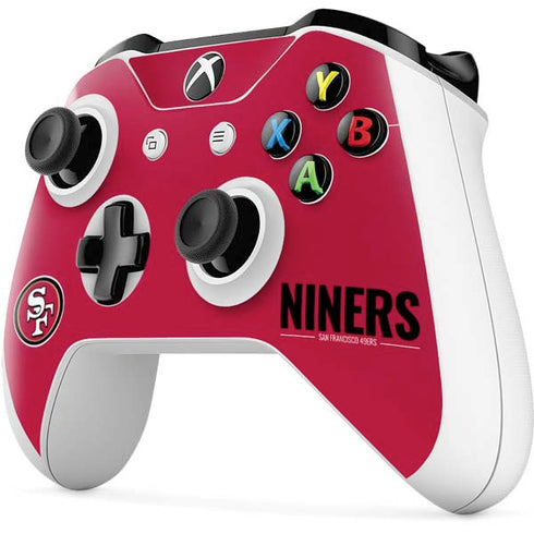 NFL San Francisco 49ers Team Motto Xbox One S Controller Skin