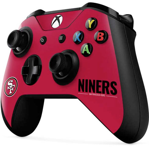 NFL San Francisco 49ers Team Motto Xbox One X Controller Skin